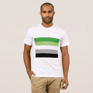 Aromantic Pride Flag LGBTQ T-Shirt