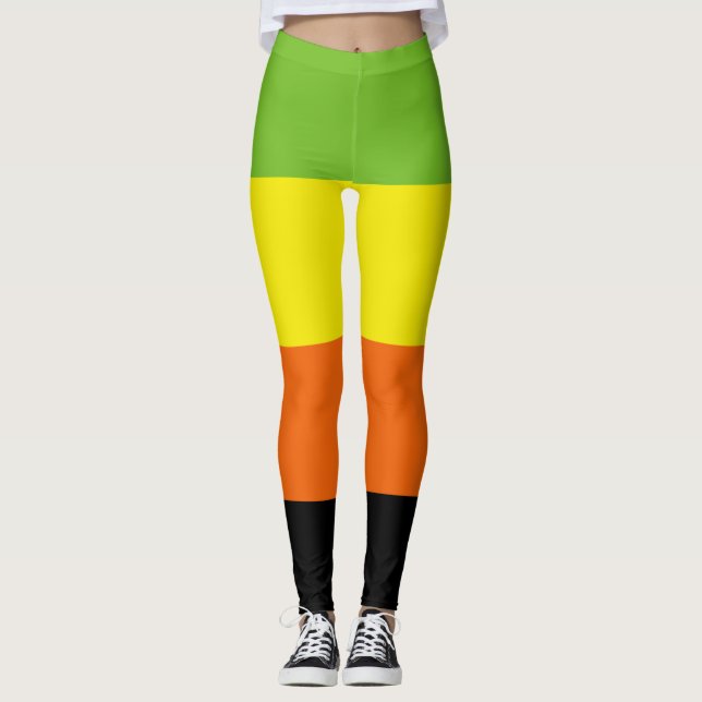 Aromantic Pride Leggings (Front)