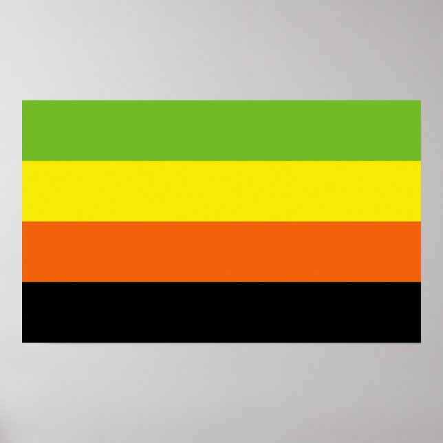 Aromantic Pride Poster (Front)