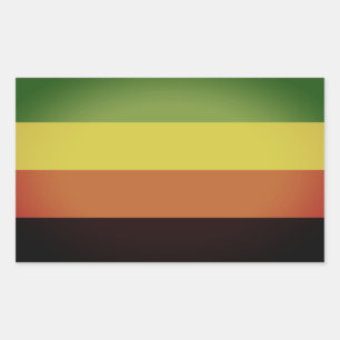 Aromantic Pride Rectangular Sticker