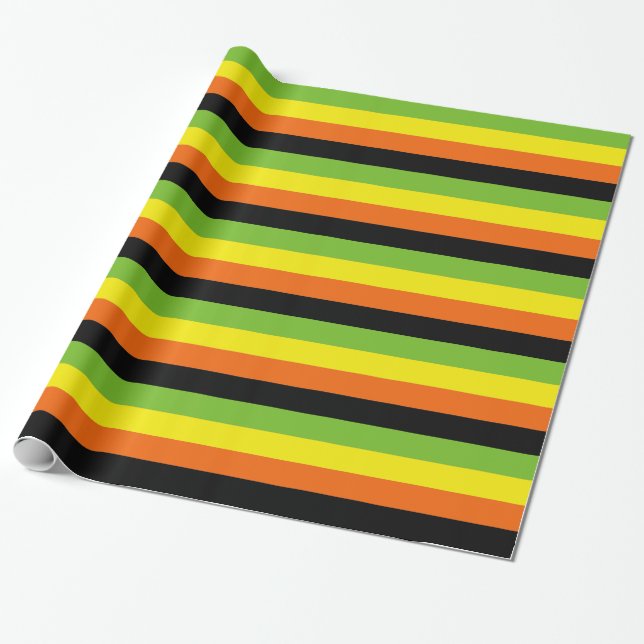 AROMANTIC PRIDE WRAPPING PAPER (Unrolled)
