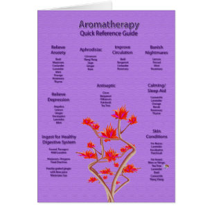 Aromatherapy Chart in Lavender
