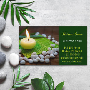 Aromatherapy Essential Oil beauty SPA massage Business Card