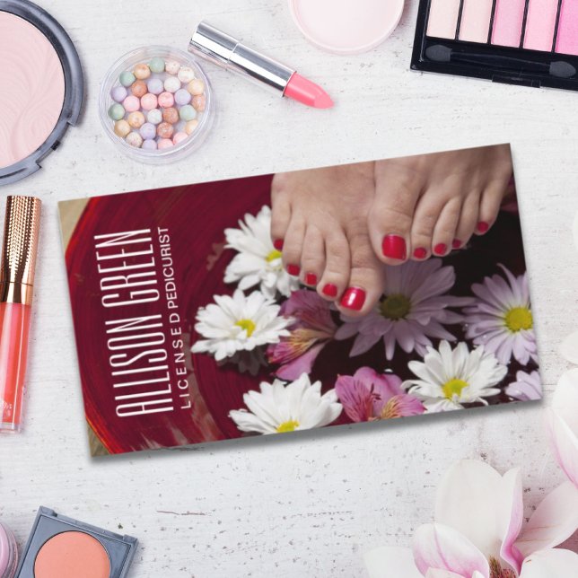 Aromatherapy Nail Salon manicurist pedicurist Business Card (Aromatherapy Nail Salon manicurist pedicurist Business Card)