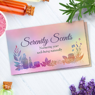 Aromatherapy Practice Scent Therapy  Business Card