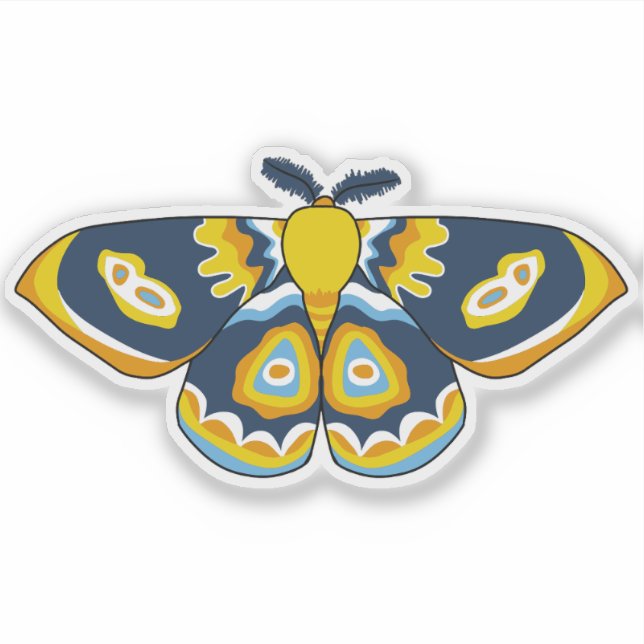 Aromatic Asexual Pride Moth (Front)