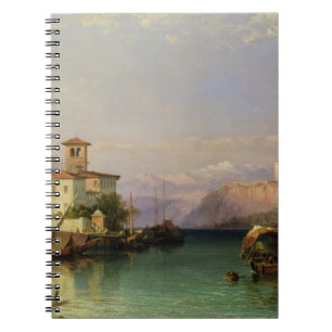 Arona and the Castle of Angera, Lake Maggiore, 185 Notebook