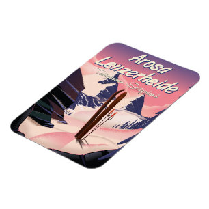 Arosa Lenzerheide,Switzerland ski poster. Magnet