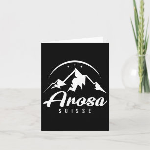 Arosa Switzerland Ski Resort Skiing Snowboarding  Card
