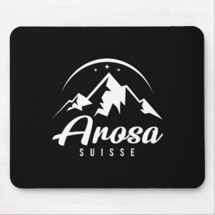 Arosa Switzerland Ski Resort Skiing Snowboarding  Mouse Pad