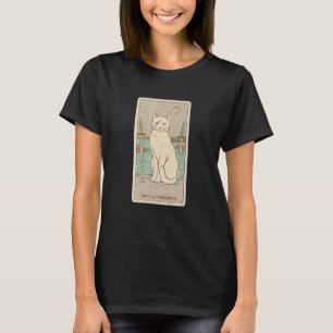 Arot Card Wo Of Swords And Cat Cosmic Graphic Cats T-Shirt