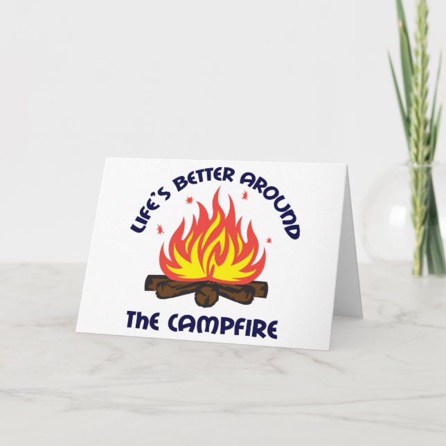Around the Campfire Card (Front)