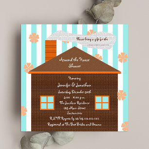 Around the House Bridal Shower Invitation -- House