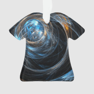 Around the World Abstract Art Acrylic Shirt Ornament