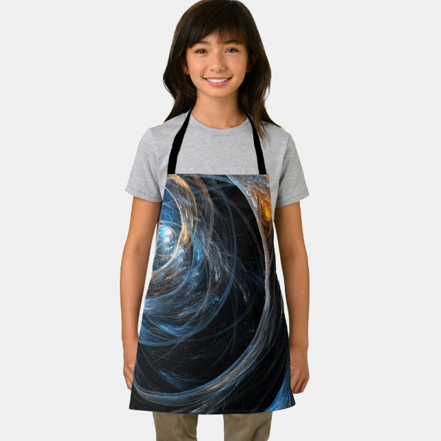 Around the World Abstract Art Apron (Insitu)