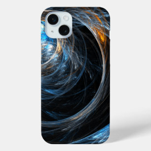 Around the World Abstract Art iPhone 15 Mini Case