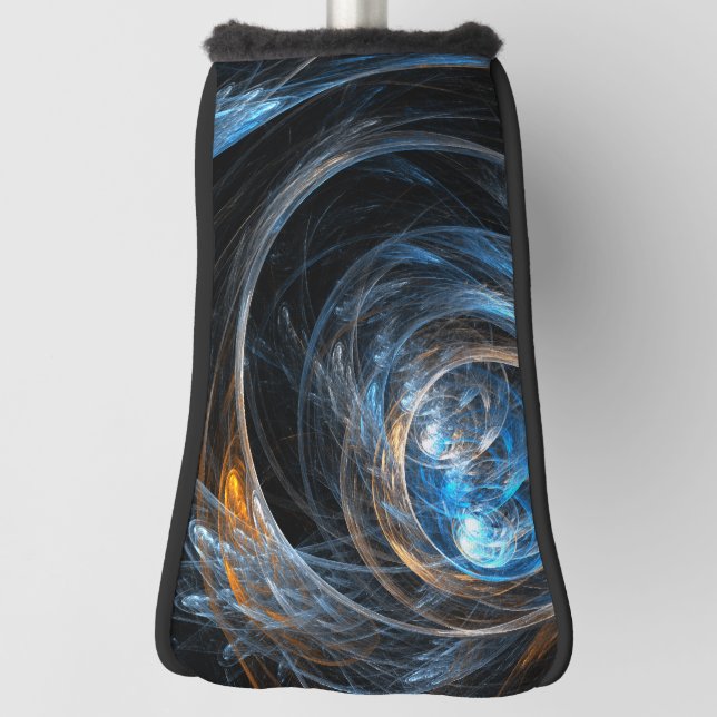 Around the World Abstract Art Golf Head Cover (Rotate 90)