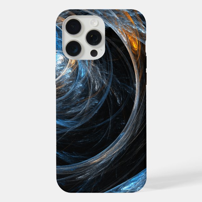 Around the World Abstract Art iPhone Case (Back)