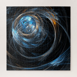 Around the World Abstract Art Jigsaw Puzzle