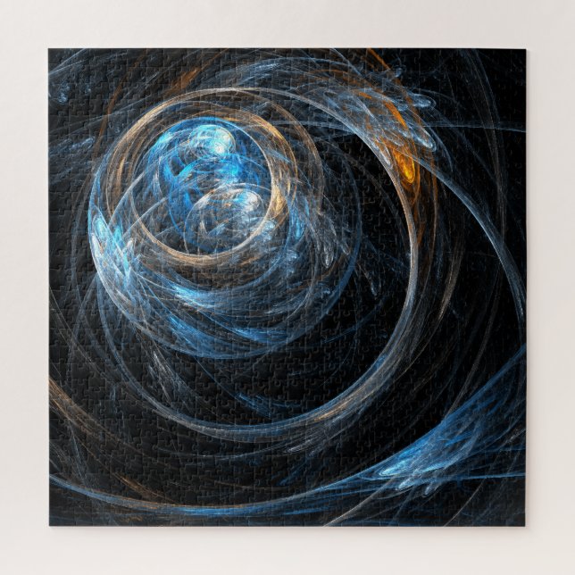 Around the World Abstract Art Jigsaw Puzzle (Vertical)