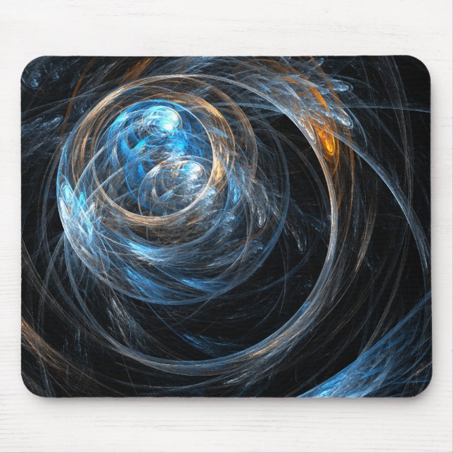 Around the World Abstract Art Mousepad (Front)
