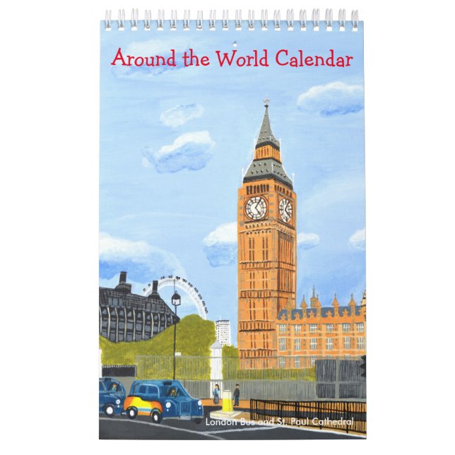 Around the World Calendar  (Cover)