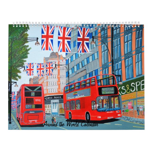 Around the World Calendar  (Cover)