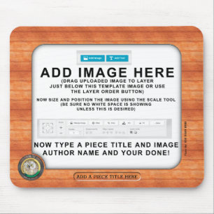 Around The World Custom Art & Photo Mousepads