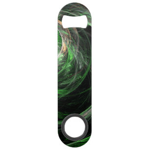 Around the World Green Abstract Art