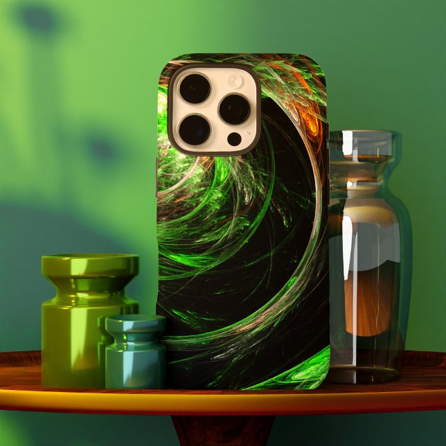 Around the World Green Abstract Art Case-Mate iPhone Case (Around the World Green Abstract Art Case-Mate iPhone Case)