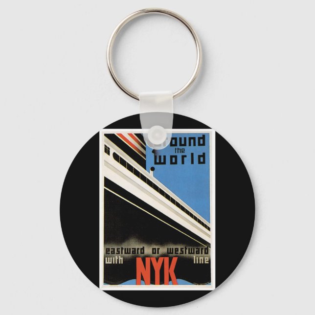 Around the World with NYK Key Ring (Front)