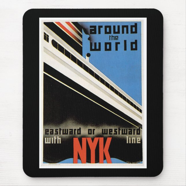 Around the World with NYK Mouse Pad (Front)