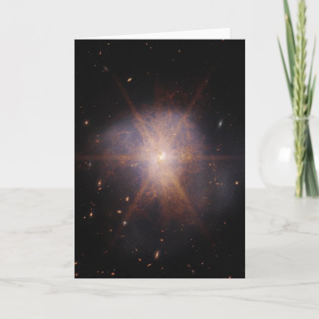 Arp 220 Lights Up The Night Sky Card (Front)