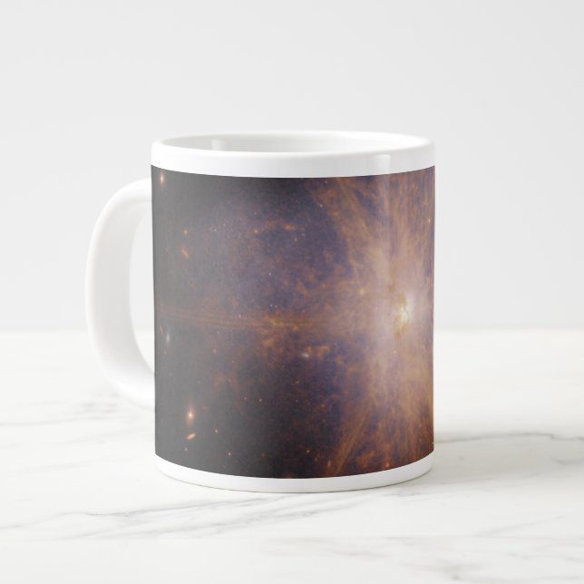 Arp 220 Lights Up The Night Sky Large Coffee Mug (Front Left)