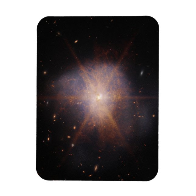 Arp 220 Lights Up The Night Sky Magnet (Vertical)