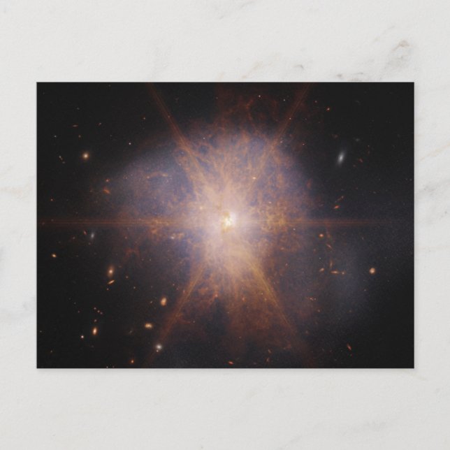 Arp 220 Lights Up The Night Sky Postcard (Front)