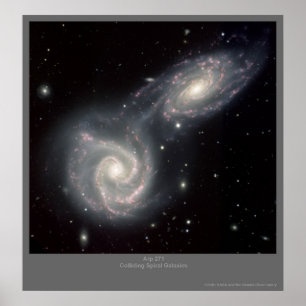 ARP-271 Colliding Spiral Galaxies Poster