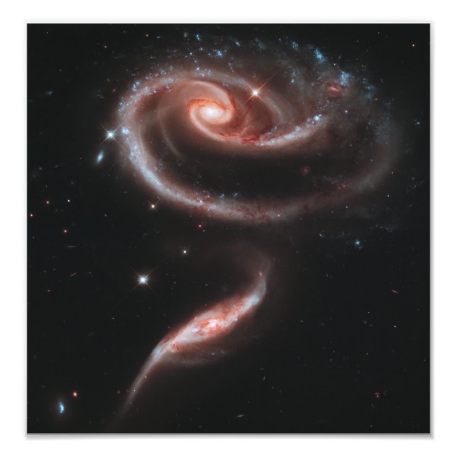 Arp 273 Galaxy Pair (Hubble Telescope) Photo Print (Front)