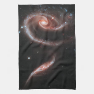 Arp 273 Galaxy Pair (Hubble Telescope) Tea Towel