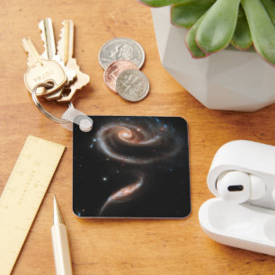 Arp 273 Interacting Galaxies In Andromeda. Key Ring