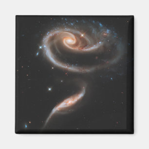 Arp 273 Interacting Galaxies In Andromeda. Magnet