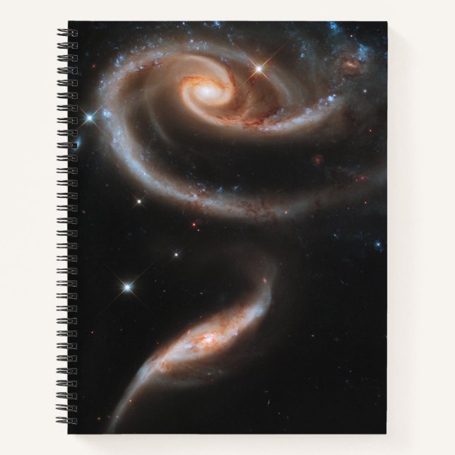 Arp 273 Interacting Galaxies In Andromeda. Notebook (Front)