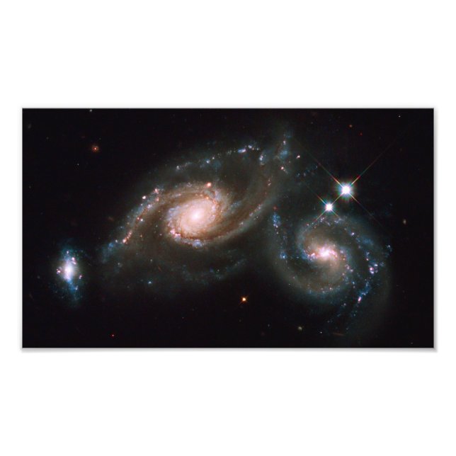Arp 274 Galaxies NASA Space Photo Print (Front)