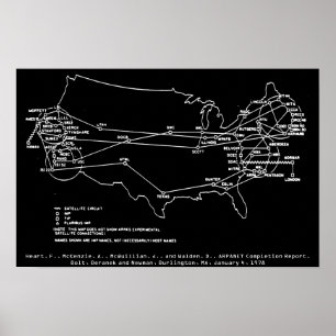 ARPANET July 1977 Poster