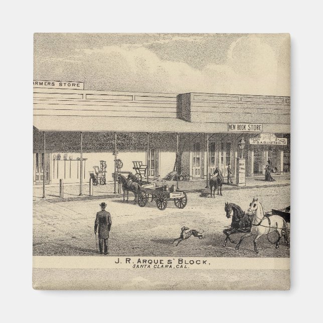 Arques block, Hester residence Magnet (Front)