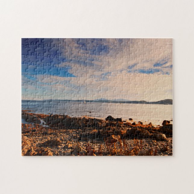 Arran from Towards Point, Firth of Clyde Scotland Jigsaw Puzzle (Horizontal)