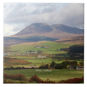 Arran, Scotland scenic landscape Ceramic Tile