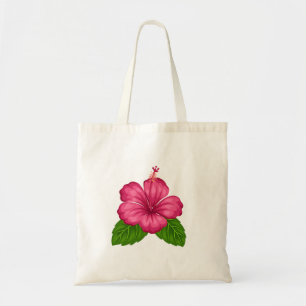 Arranged Calendula and pink hibiscus Tote Bag