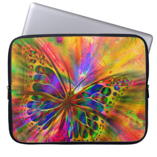 Arrangement butterfly aesthetics laptop sleeve
