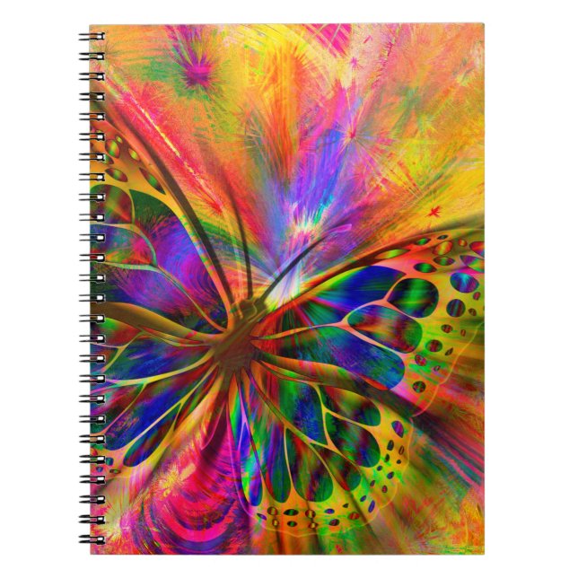 Arrangement butterfly aesthetics notebook (Front)